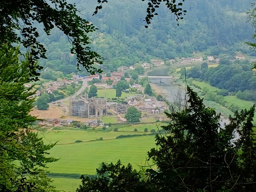 Tintern Abbey from Devil's Pulpit